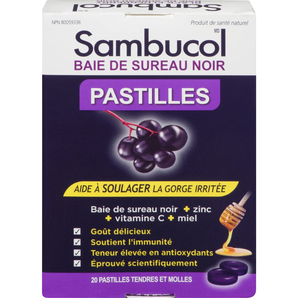 Baie de sureau noir Pastilles