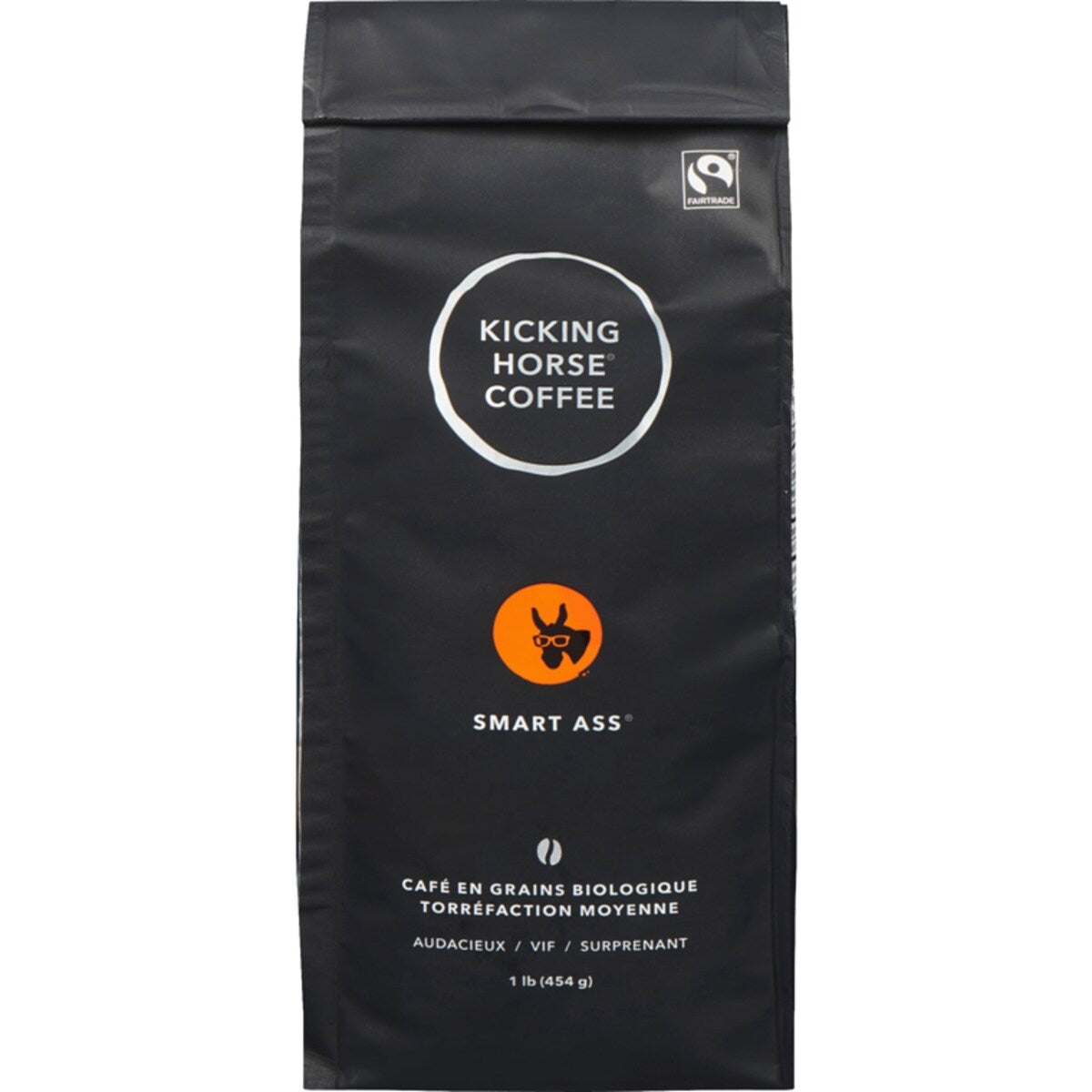 Café en grains biologique smart ass torréfaction moyenne