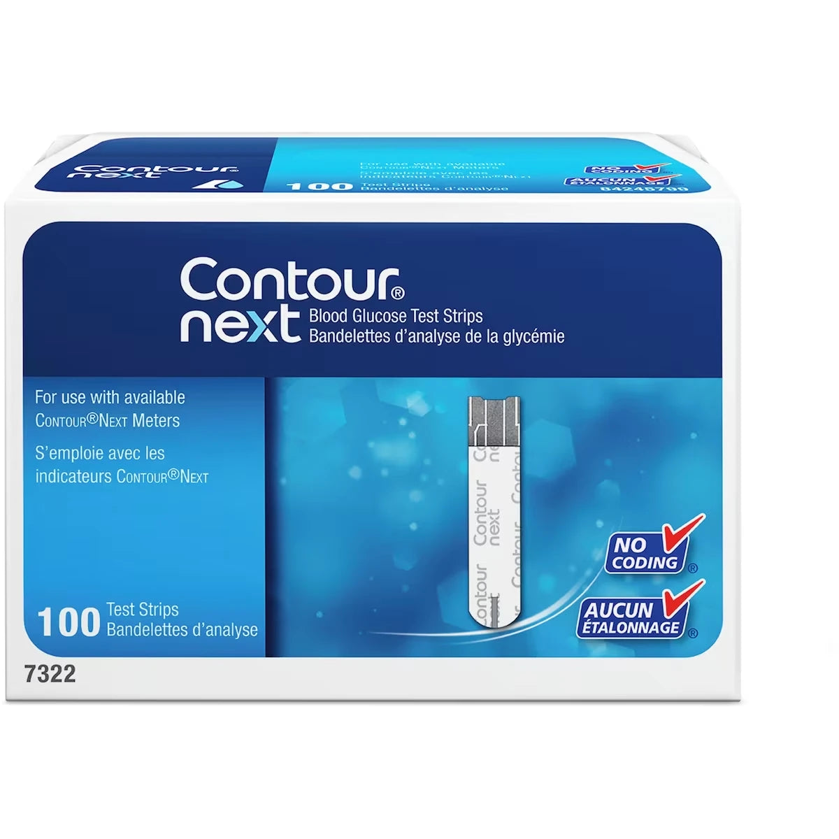 LES BANDELETTES D'ANALYSE CONTOUR®NEXT 100's