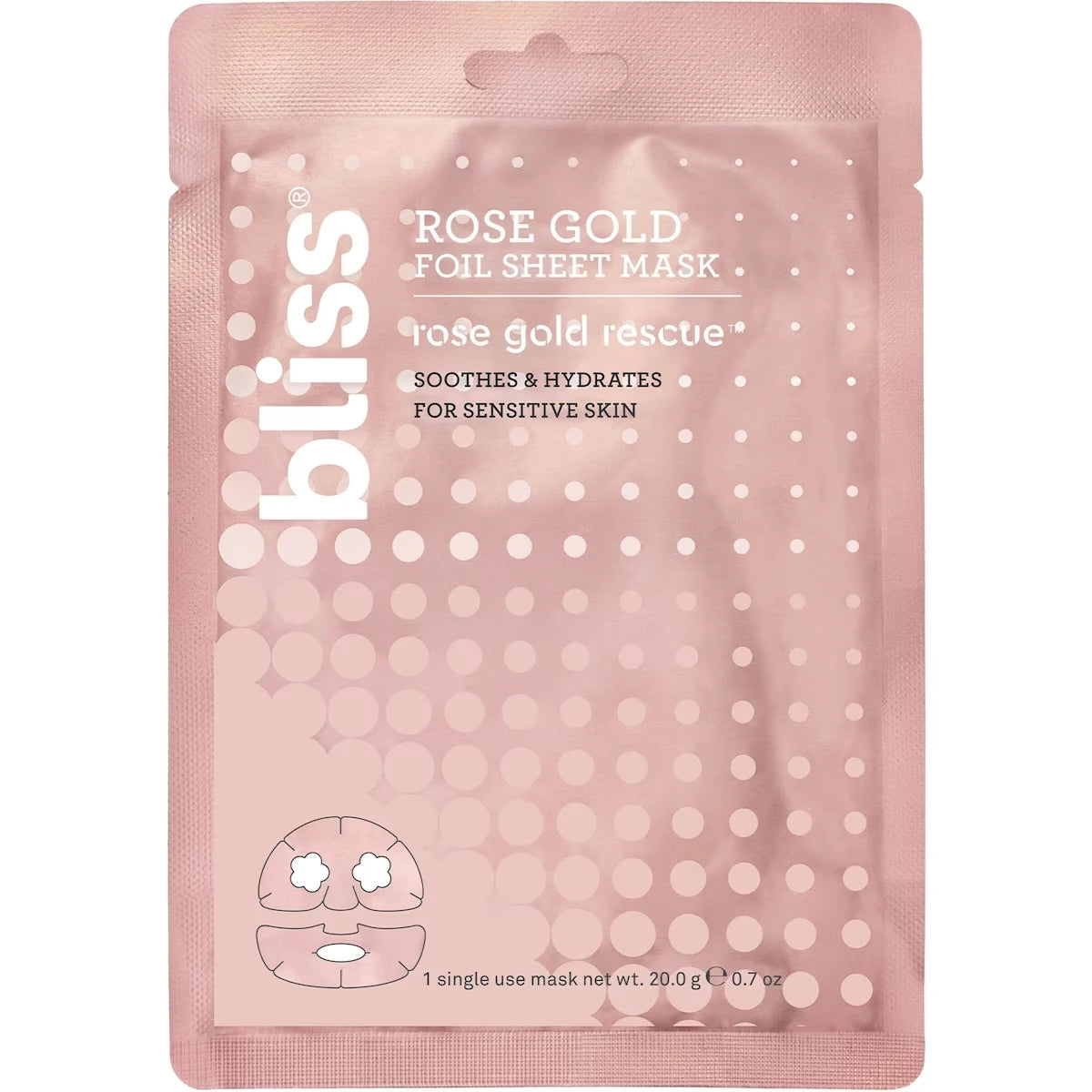 Rose Gold Rescue™ Rose Gold Foil Sheet Mask
