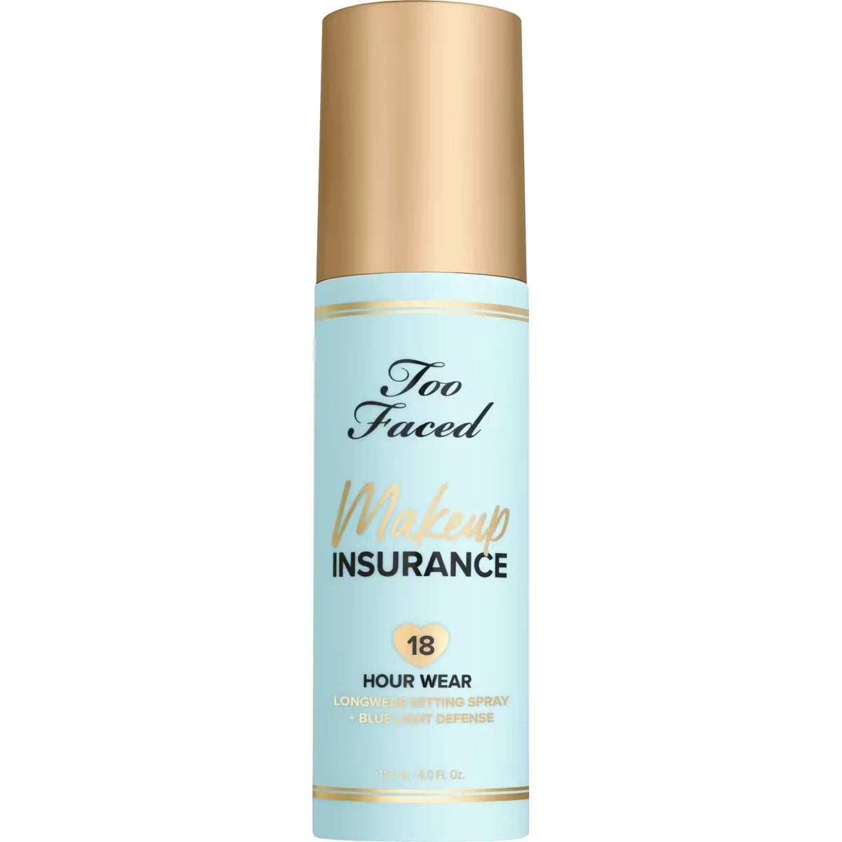 Makeup Insurance 
Longwear Setting Spray + Blue Light Defense