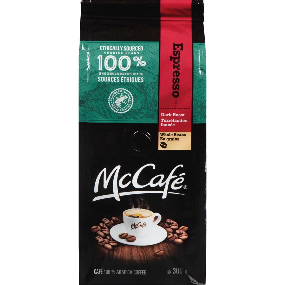 Café 100 % arabica espresso torréfaction foncée