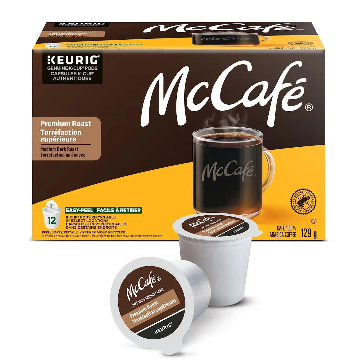 Café 100 % arabica torréfaction supérieure torréfaction mi-foncée