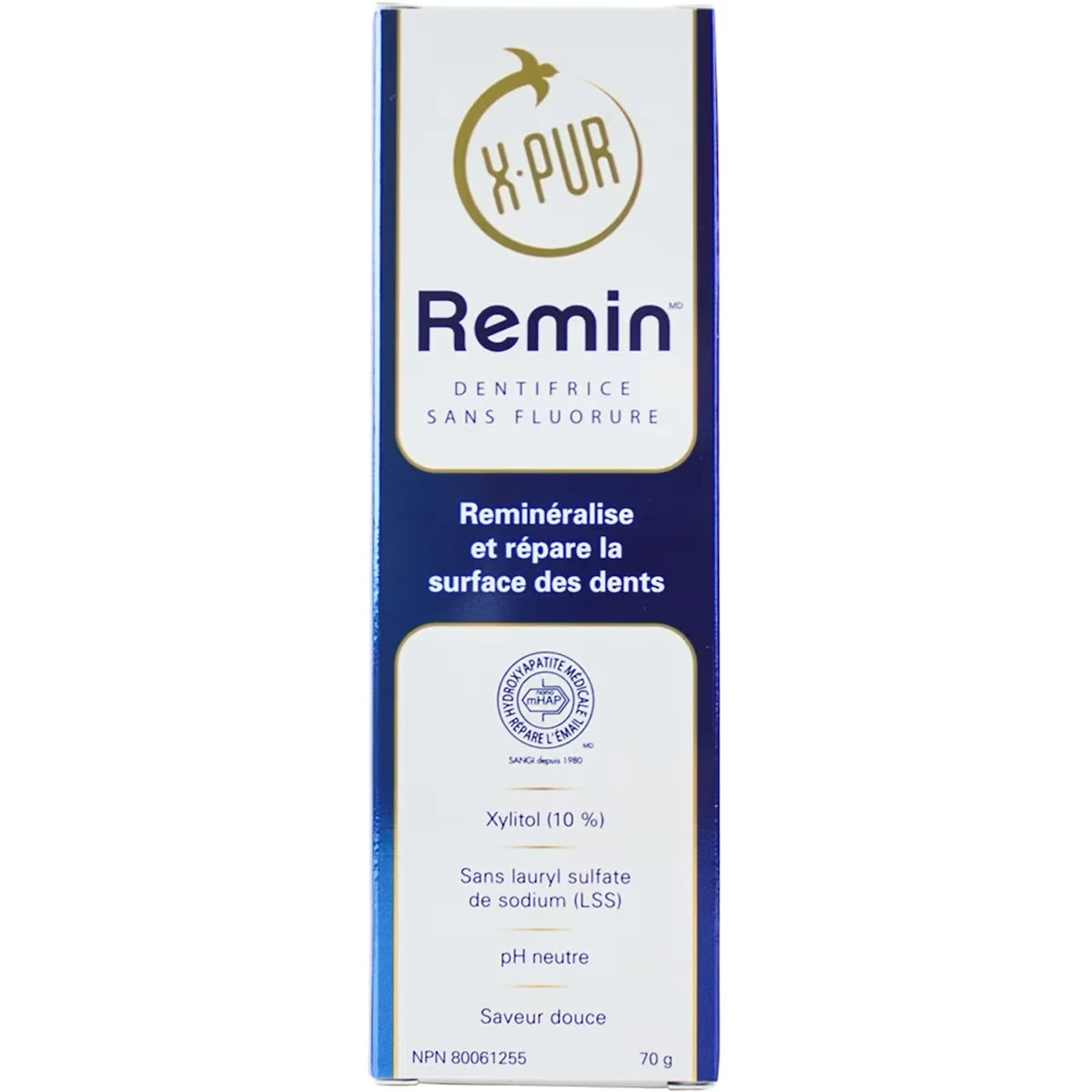 X-PUR Remin - Dentifrice à l’hydroxyapatite
