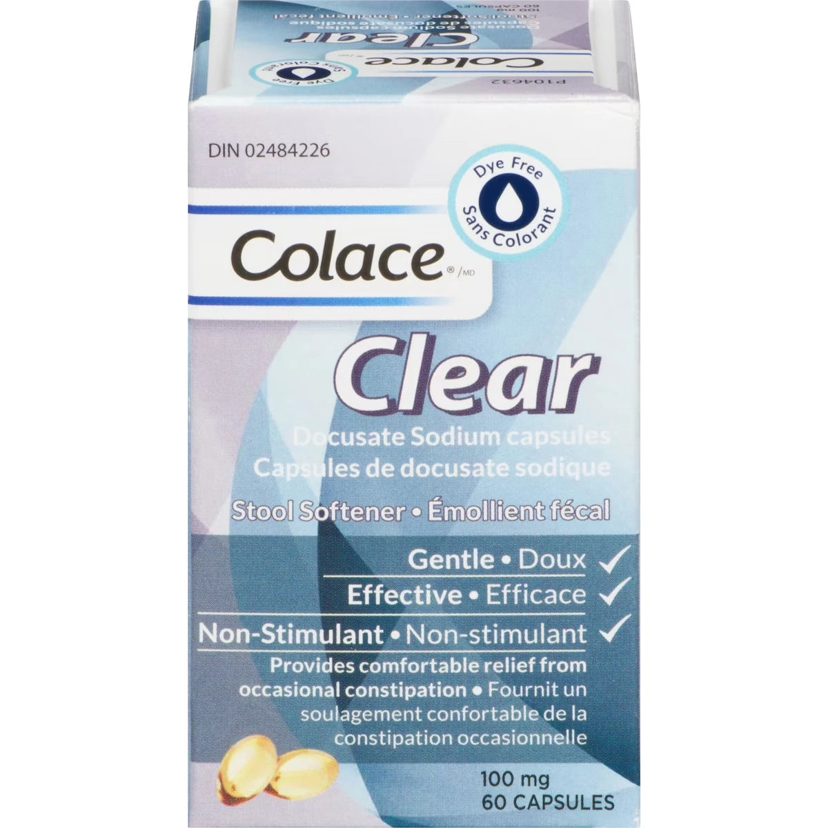 Capsules de Docusate Sodique Émollient Fécal
