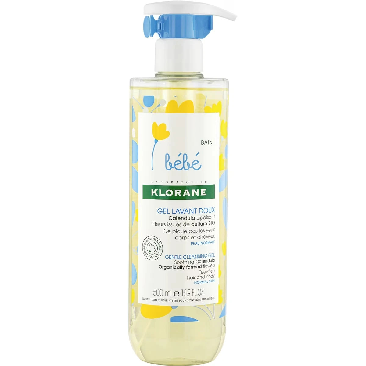 Gel nettoyant doux au Calendula, Cheveux et corps, Bébé, dès la naissance
