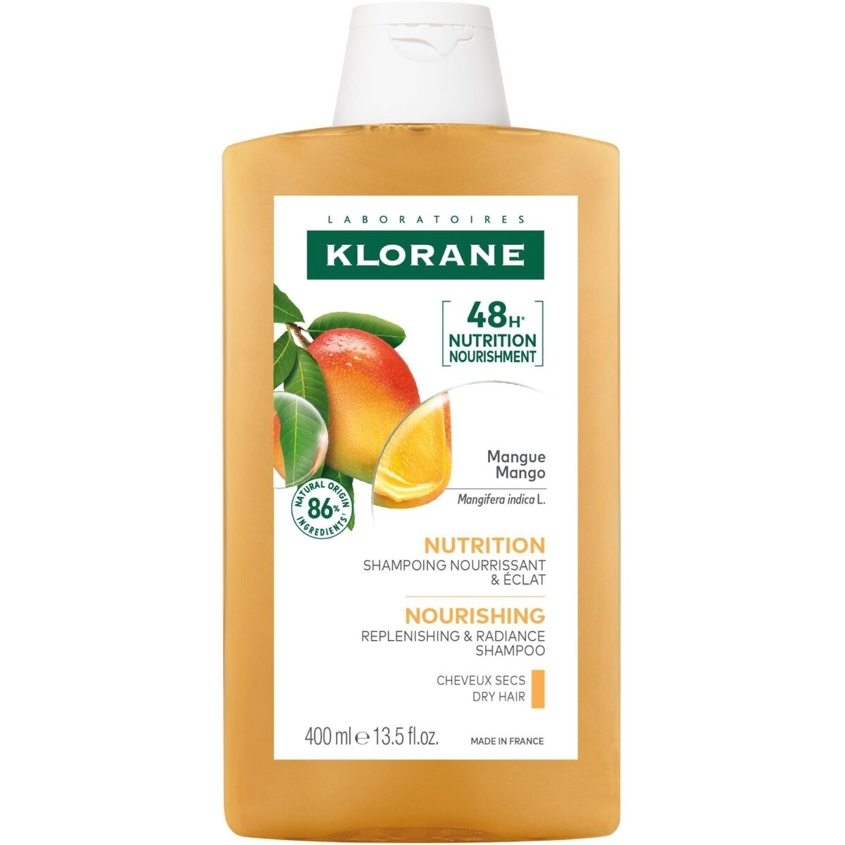 Shampooing Nutrition à la Mangue - Cheveux secs