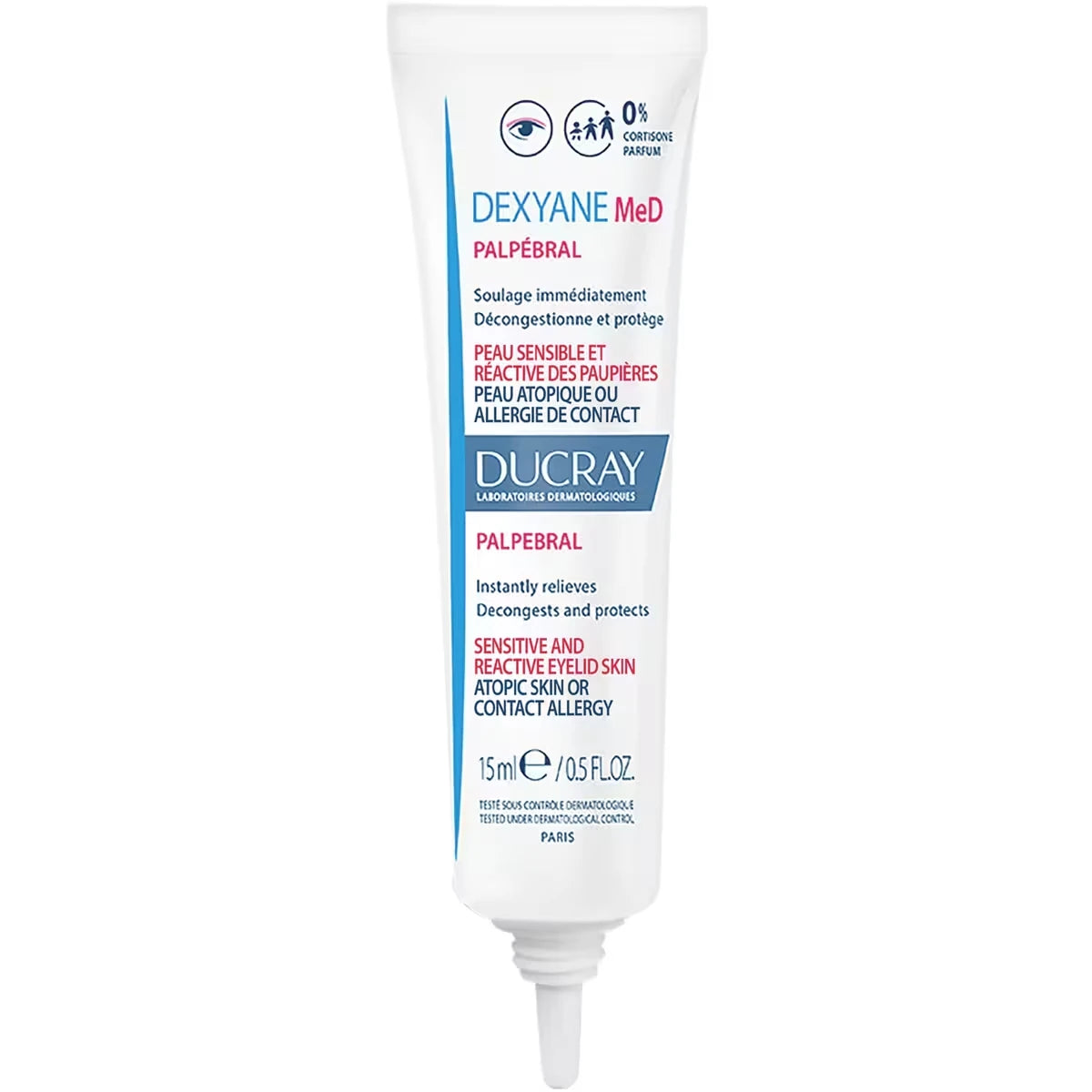 Dexyane Med Palpebral Cream, Dry and Atopy-prone eyelid skin, Sensitive & Reactive Eyelids