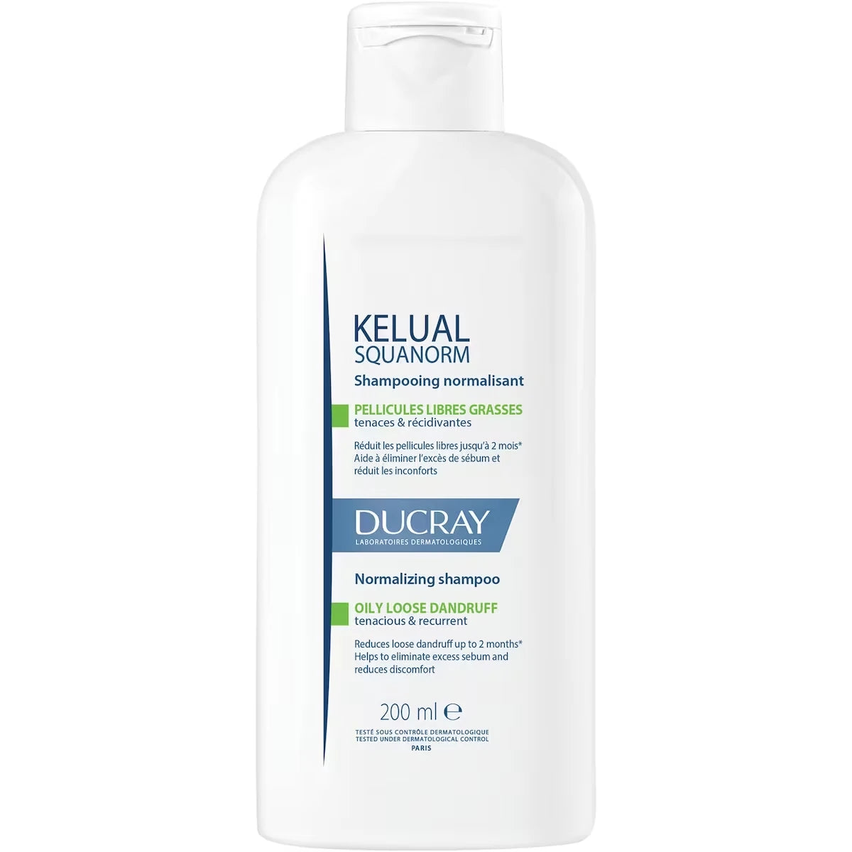 Kelual Squanorm Shampooing normalisant - Pellicules libres grasses