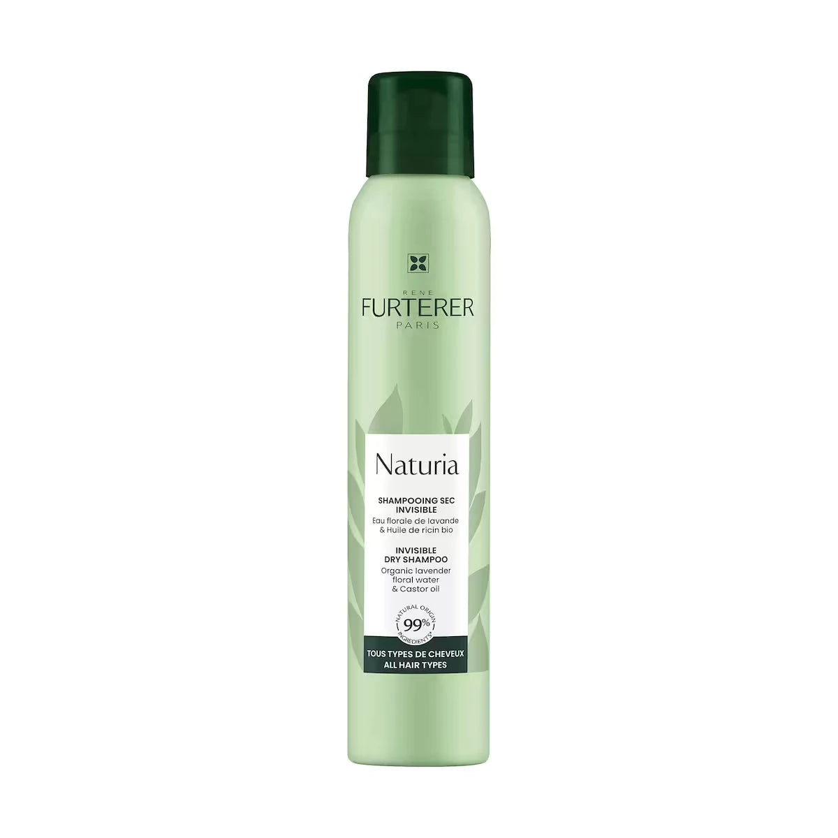 Naturia Shampooing Sec Invisible - Tous Types de Cheveux - Certifié BIO
