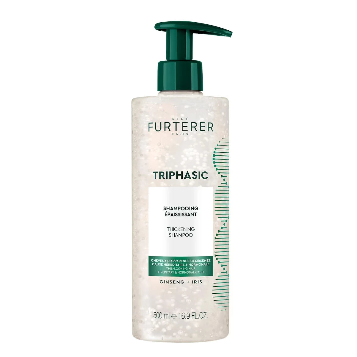 Triphasic Shampooing épaississant, Renforce les cheveux et ralentit la chute des cheveux, Tous types de chute de cheveux & perte de densité, Réactionnelle ou Progressive