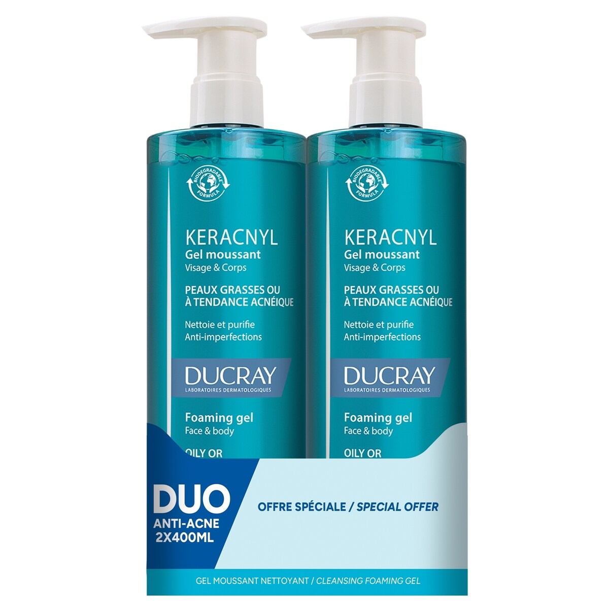 DUO Keracnyl Gel moussant nettoyant anti-acné