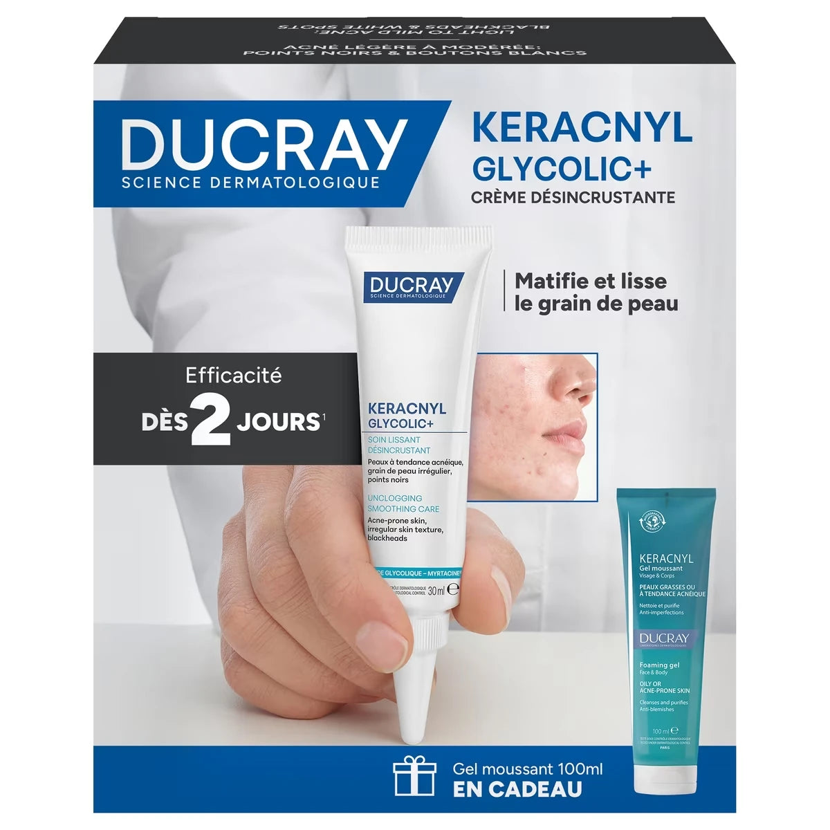 Coffret Glycolic PP+ Points noirs et boutons blancs
