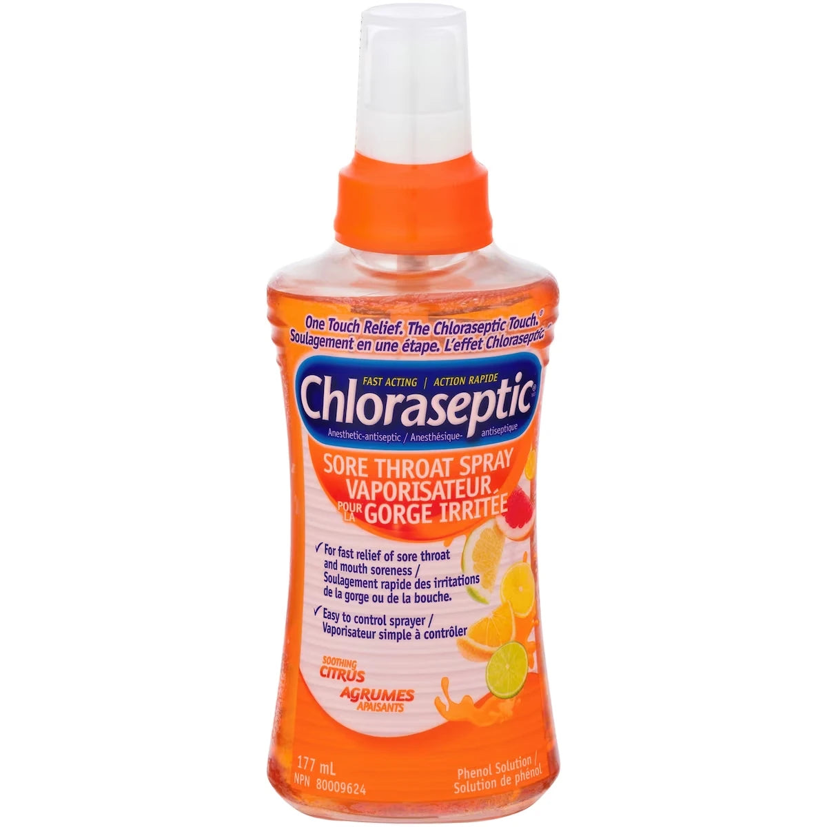 Vaporisateur Pour la Gorge Irritée Agrumes Apaisants