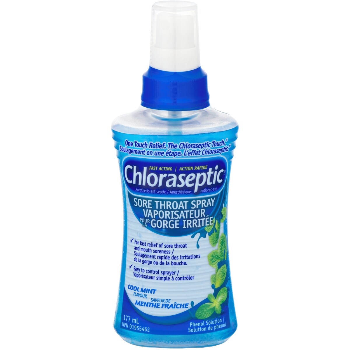 Vaporisateur Pour la Gorge Irritée Saveur de Menthe Fraîche