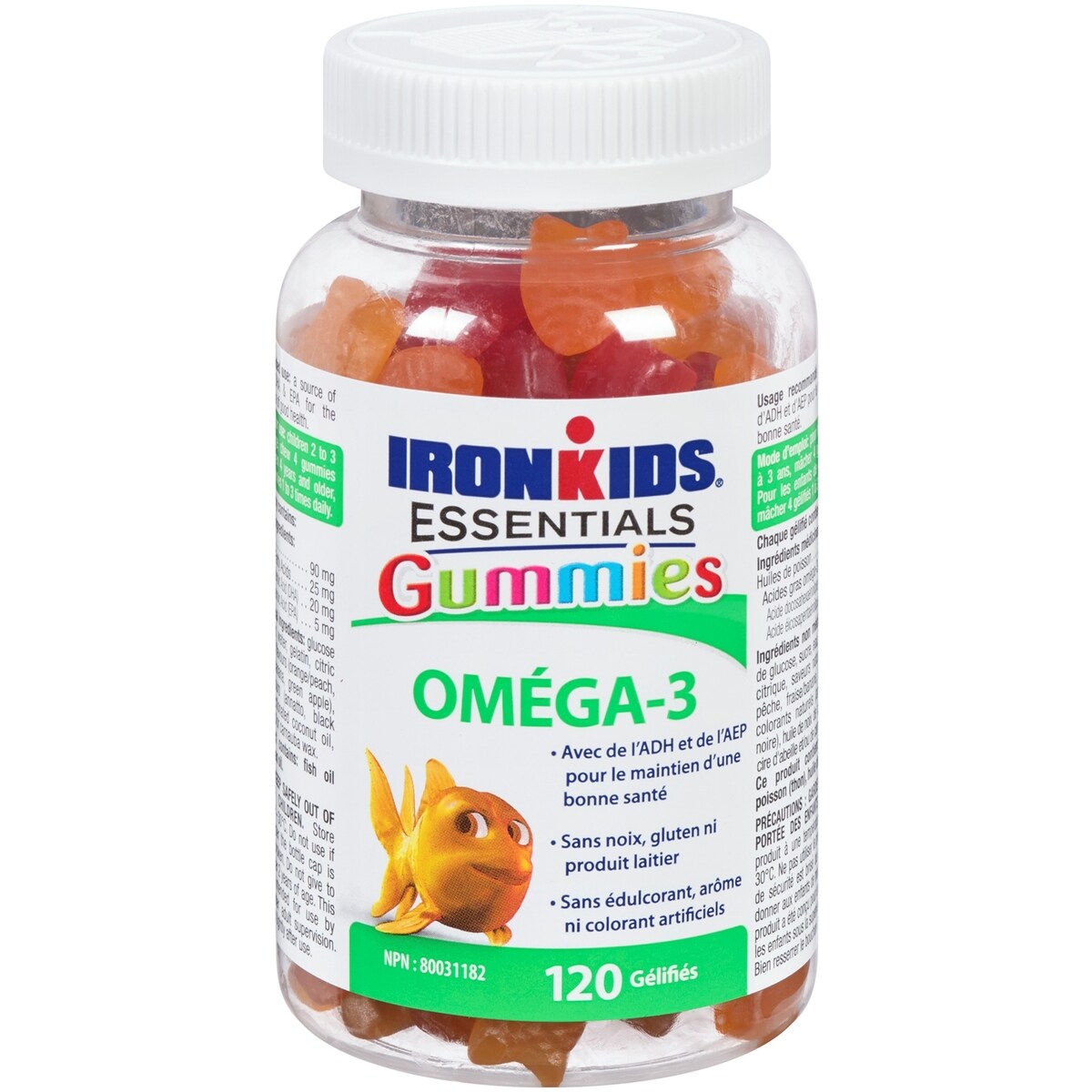 Suppléments gélifiés Oméga-3 pour enfants