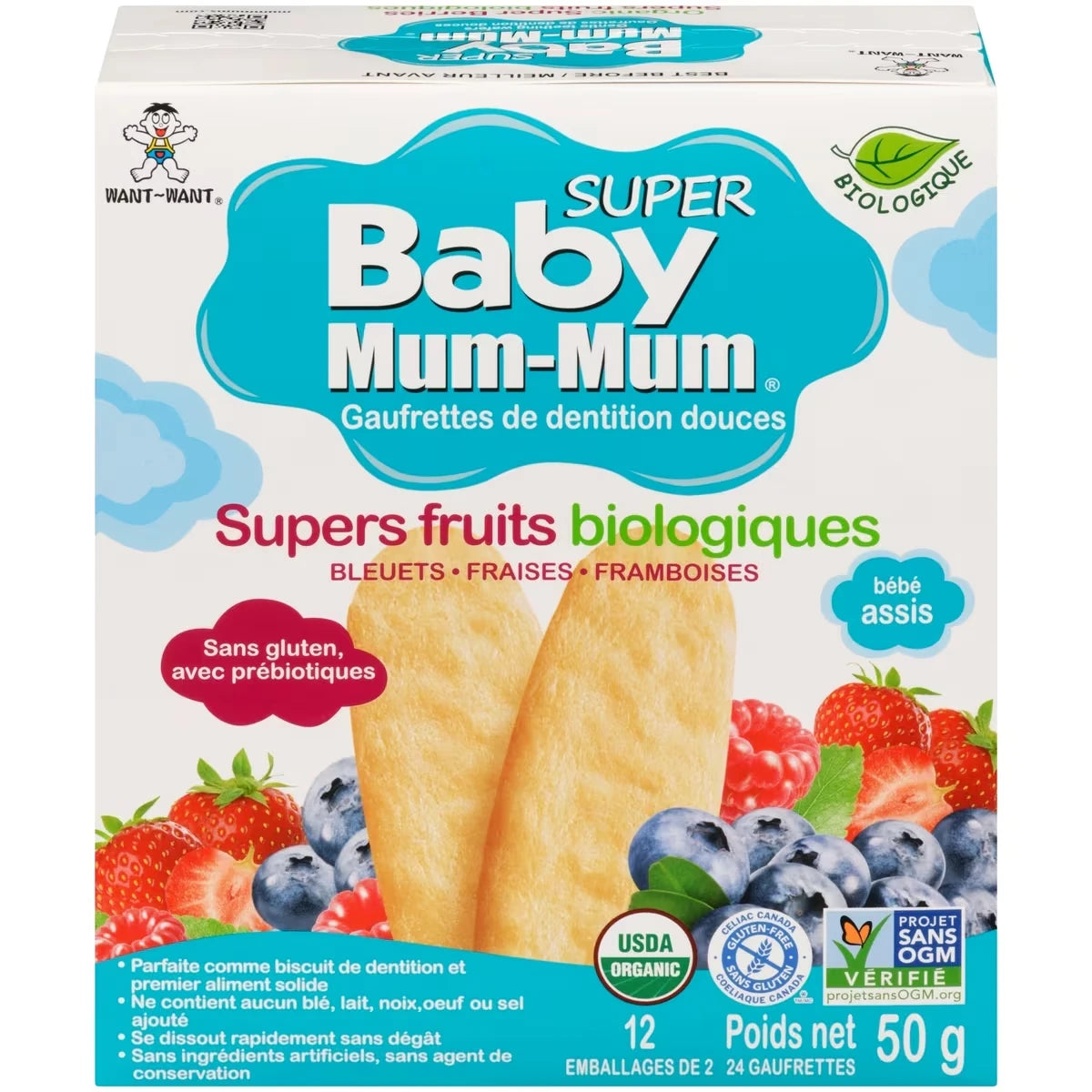 Baby Mum-Mum Bio Supers fruits