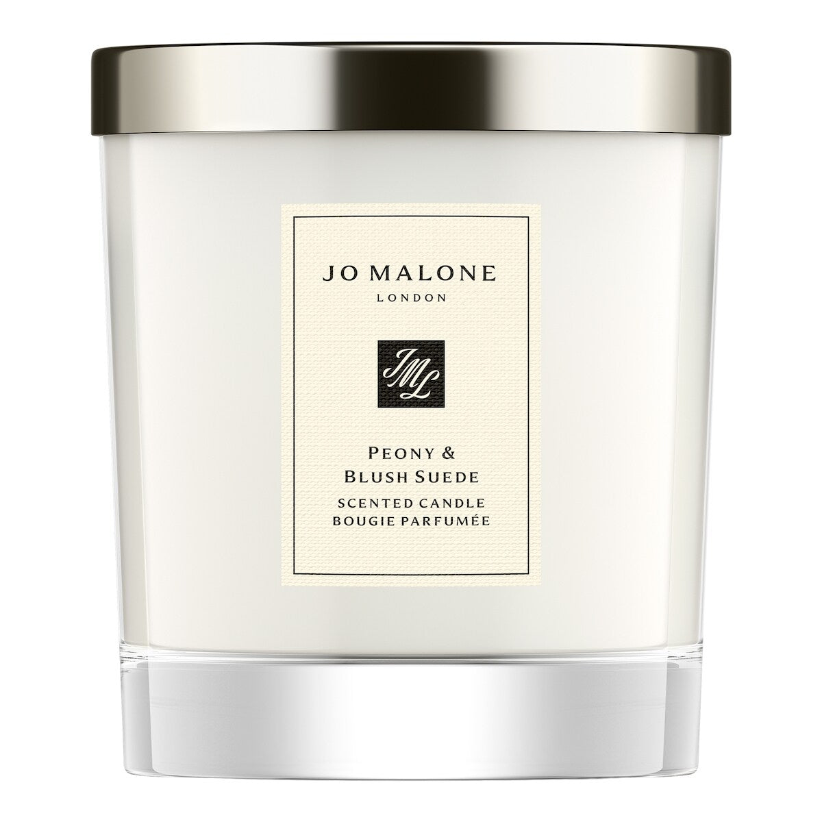 Bougie parfumée Pivoine et Daim rosé