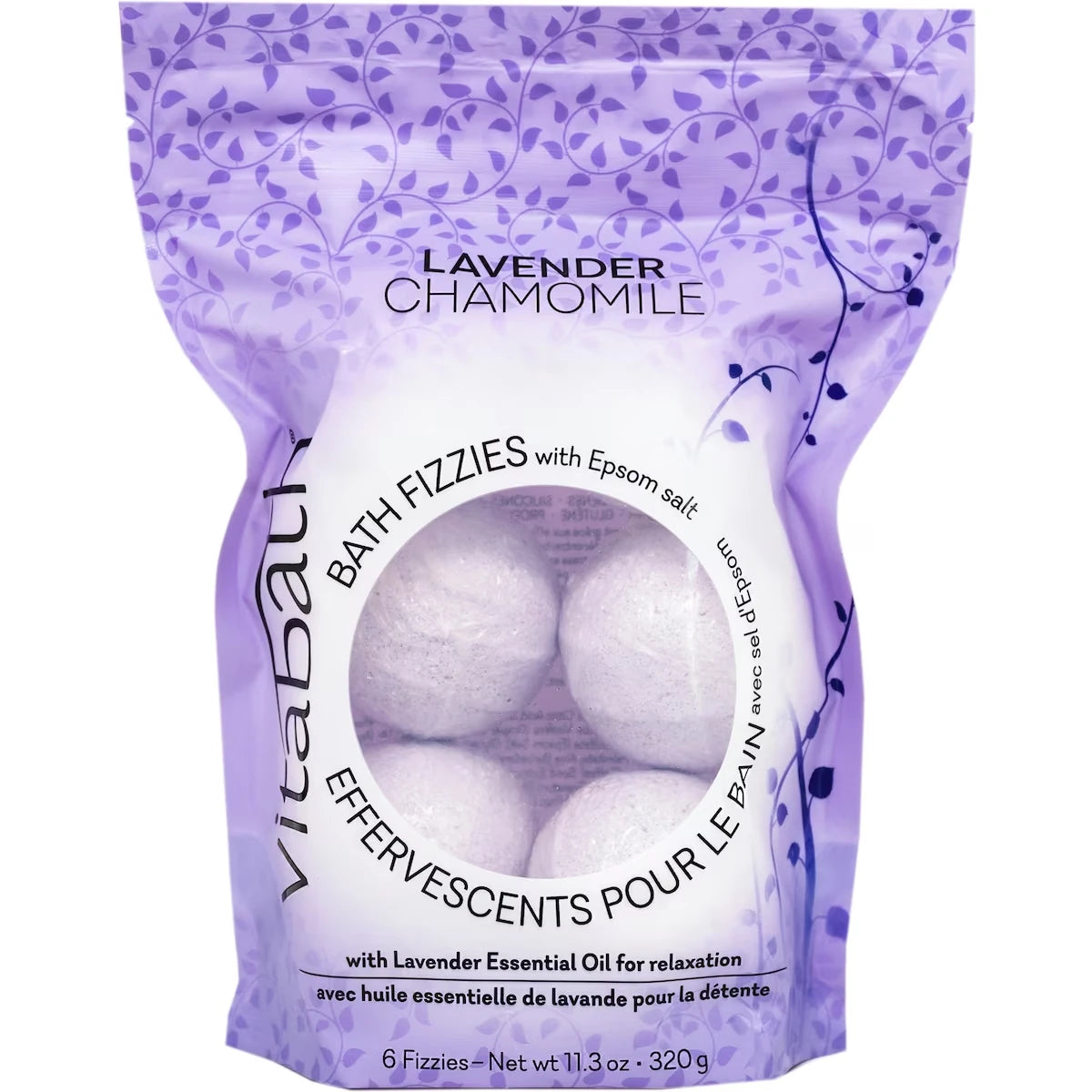 Lavender Chamomile Effervescents Pour Le Bain