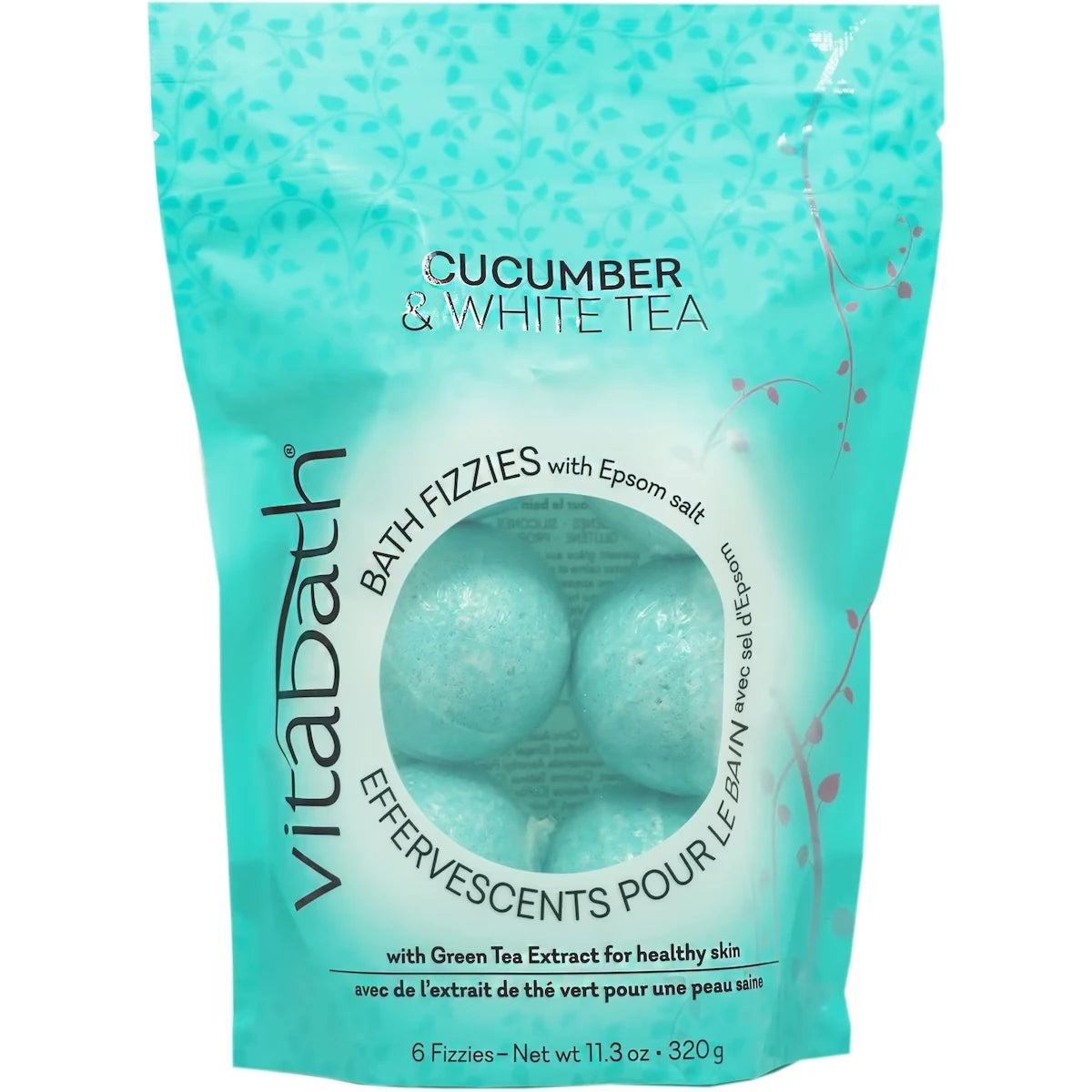 Cucumber & White Tea Effervescents Pour Le Bain