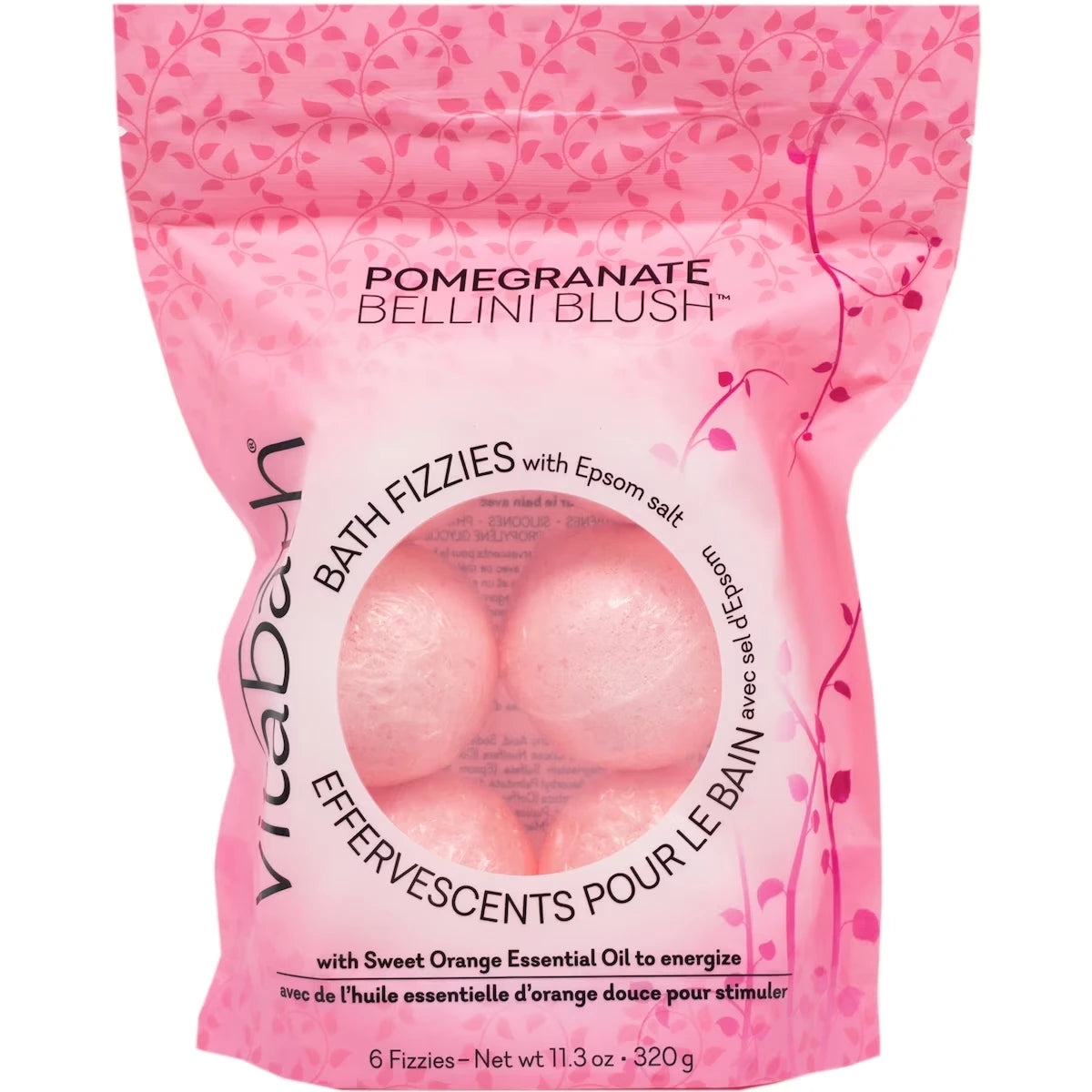 Pomegranate Bellini Blush Effervescents Pour Le Bain