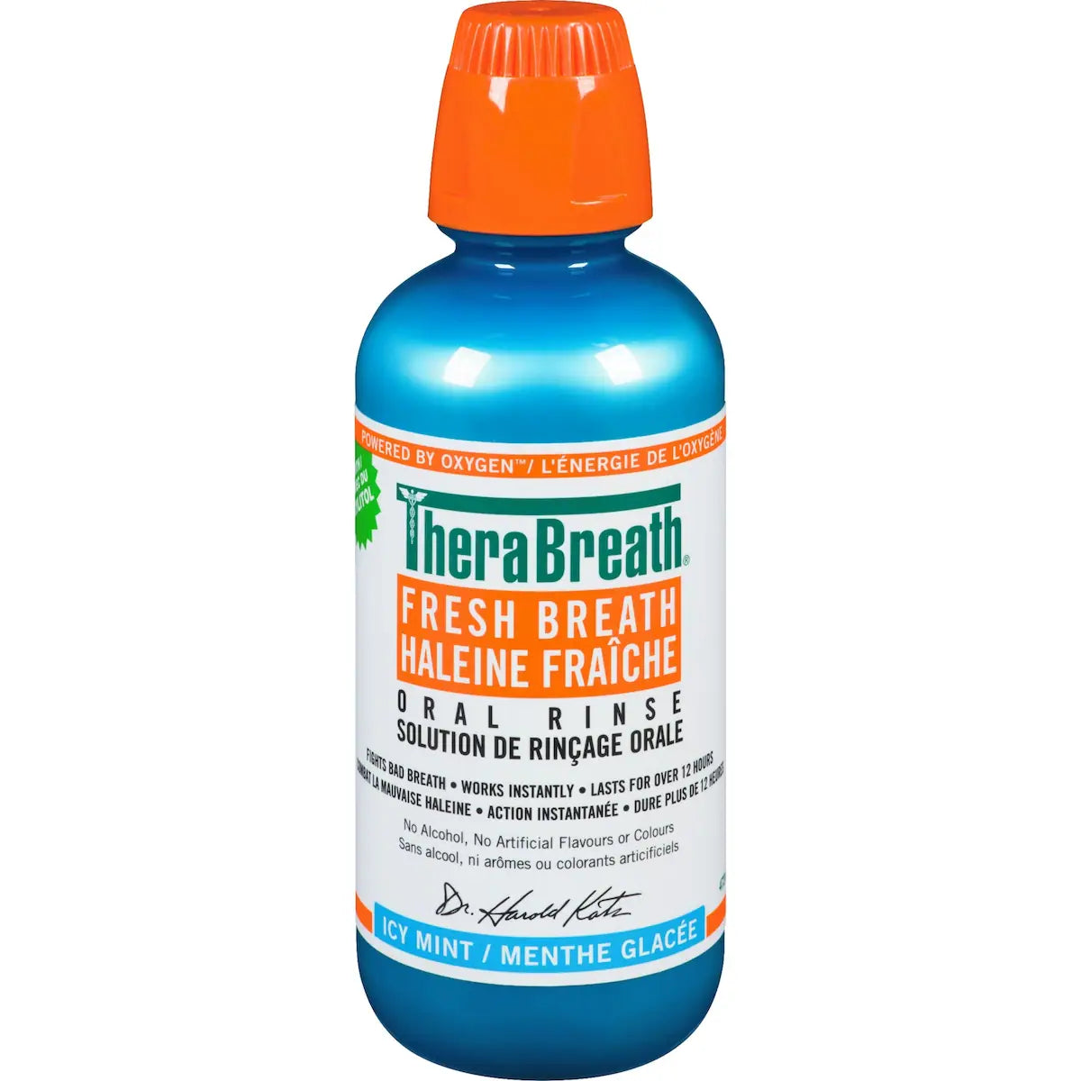 Haleine Fraîche Solution de Rinçage Orale Menthe Glacée 473 ml