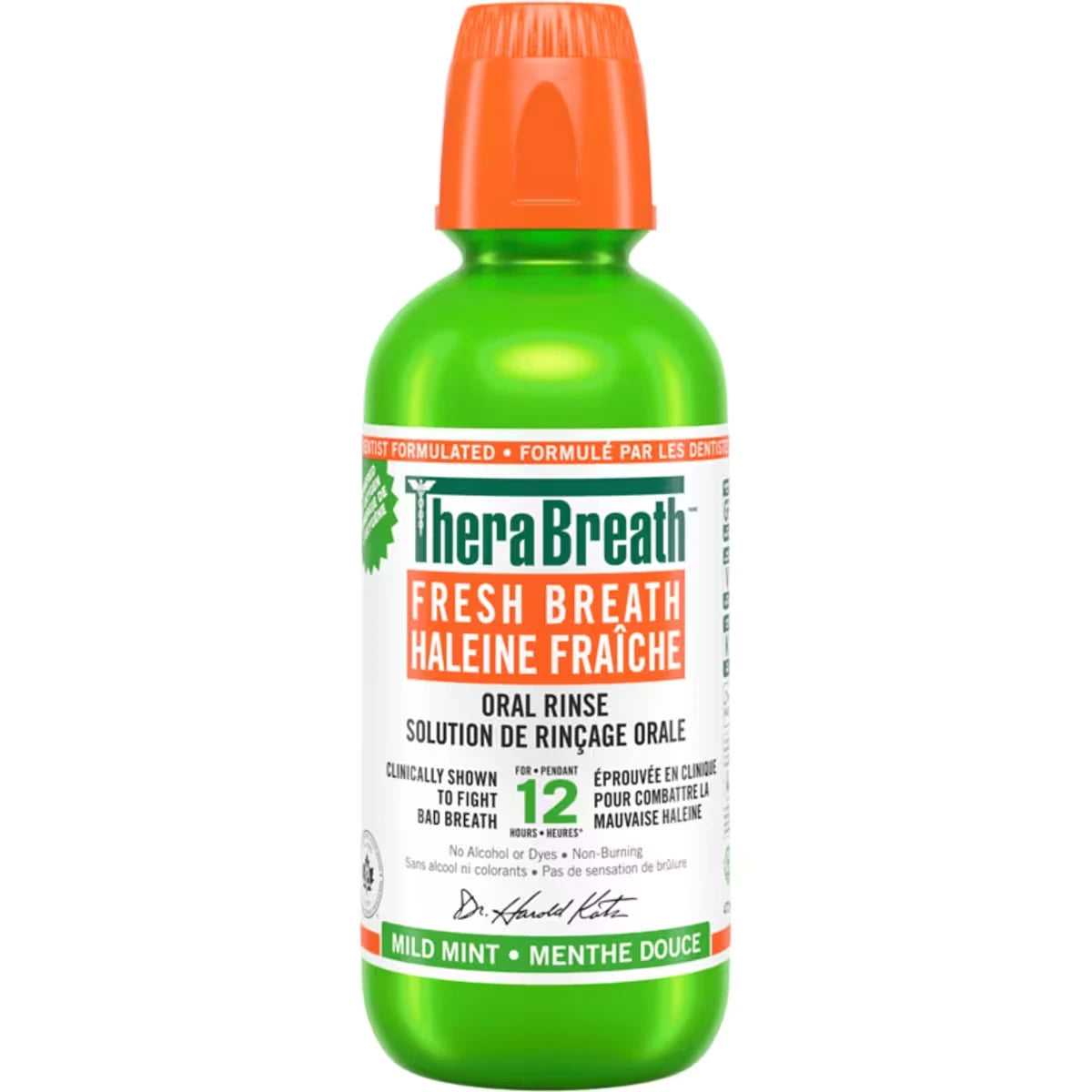Solution De Rin�Age Orale Haleine Fra�Che Menthe Douce 473Ml