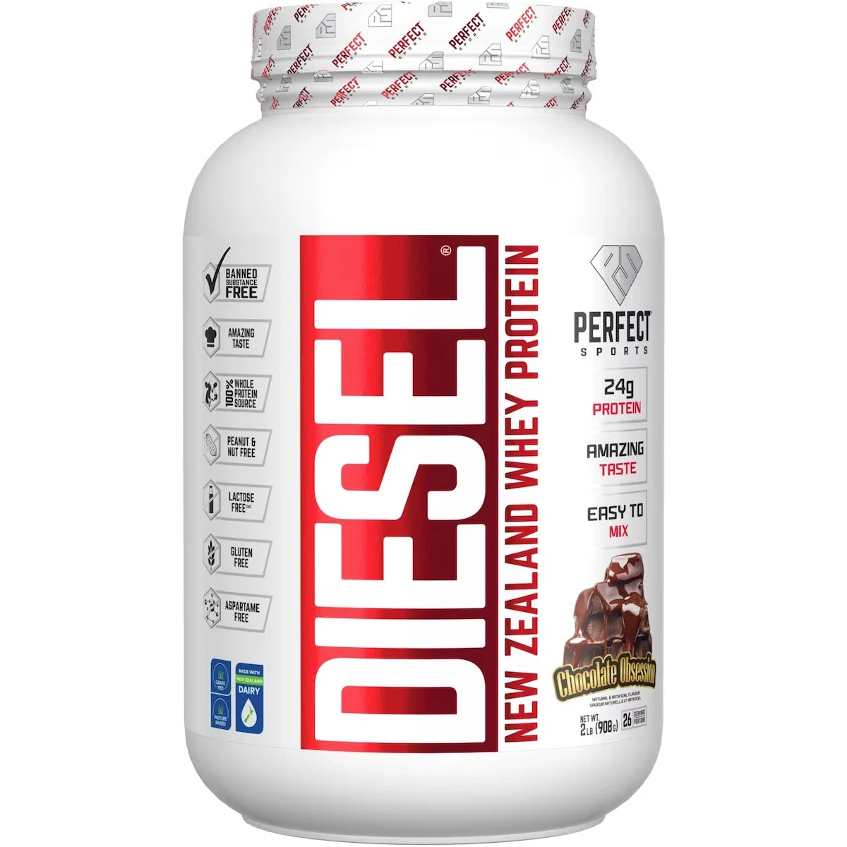 Diesel Proteine de petit-lait de Nouvelle-Zelande Chocolat