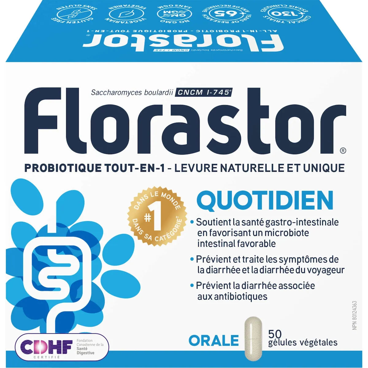Quotidien 50 gélules