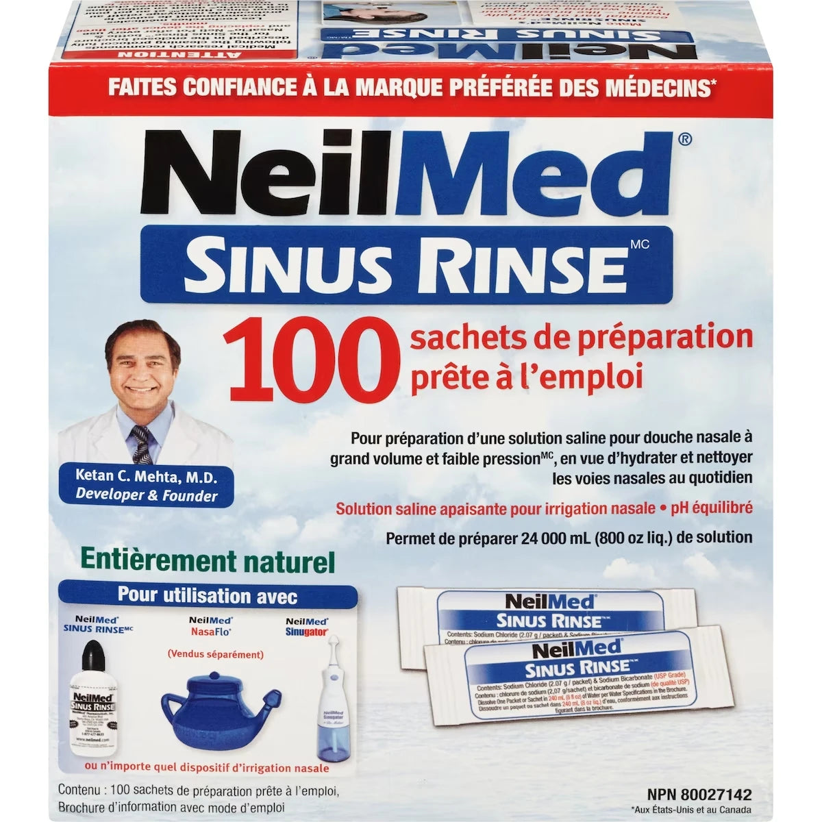 Sinus Rinse 100 Sachets