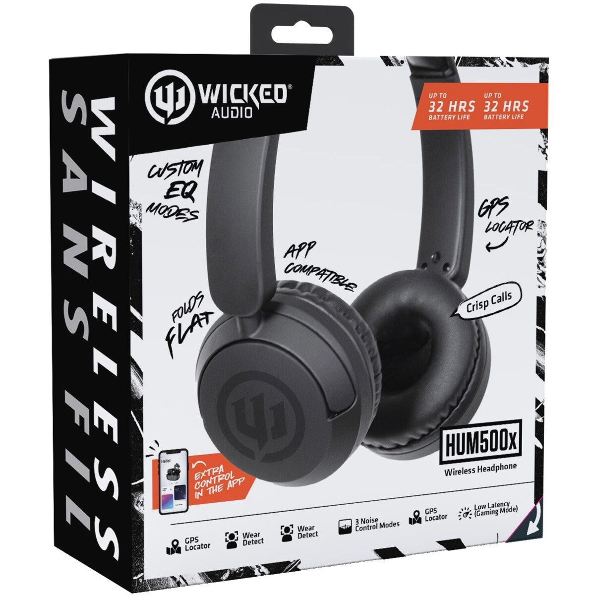 Hum 500x Ecouteurs Sans Fil Bluetooth avec Audio App