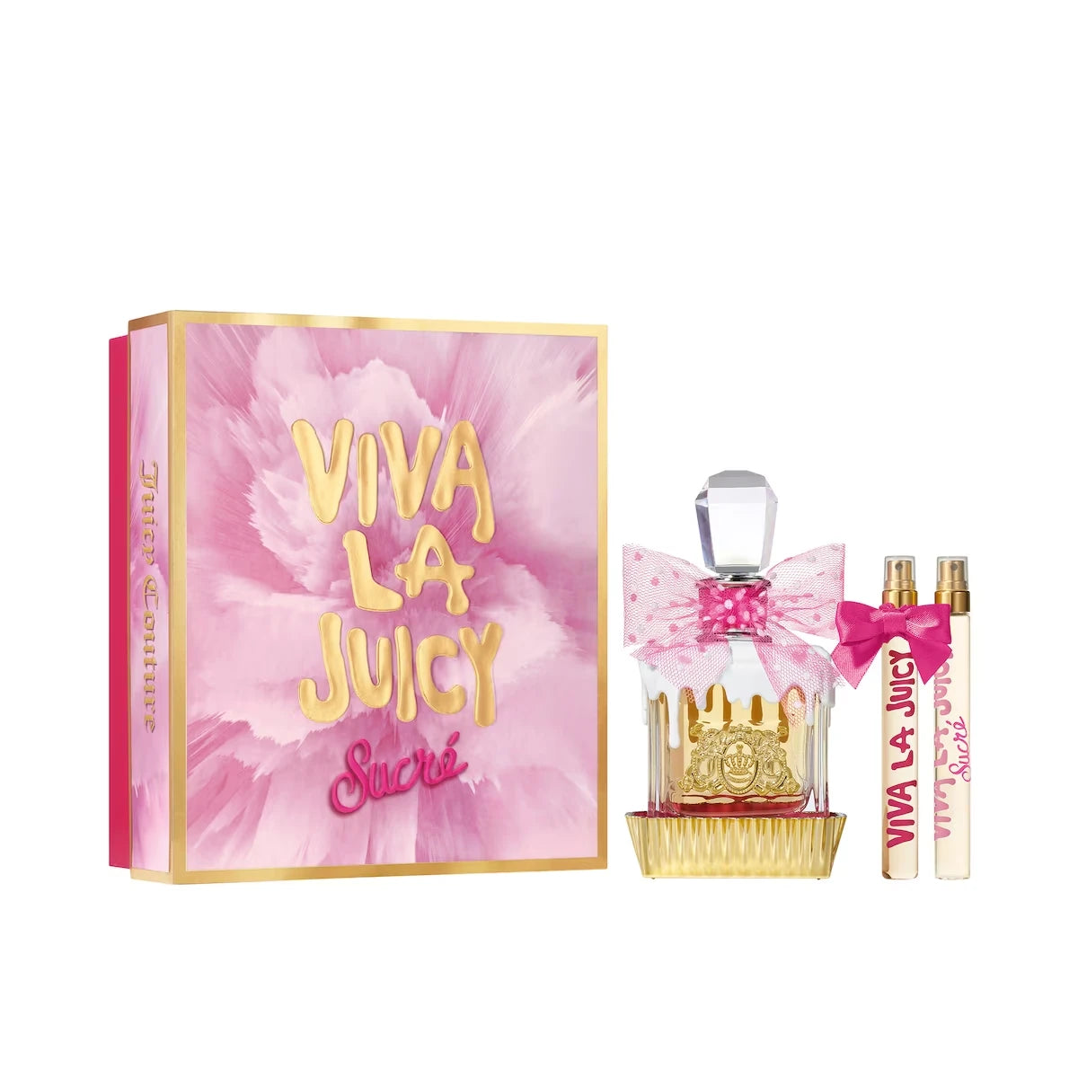 Ensemble-cadeau de trois produits avec Viva La Juicy Sucré Eau de Parfum