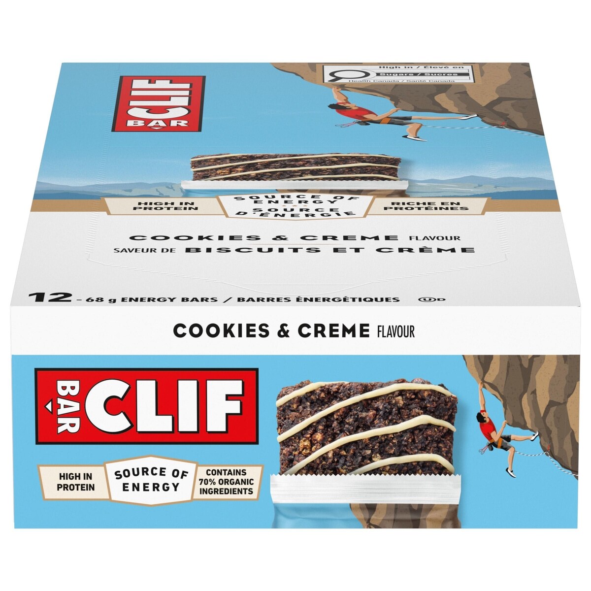 Barres énergétiques CLIF BAR Cookies & Creme