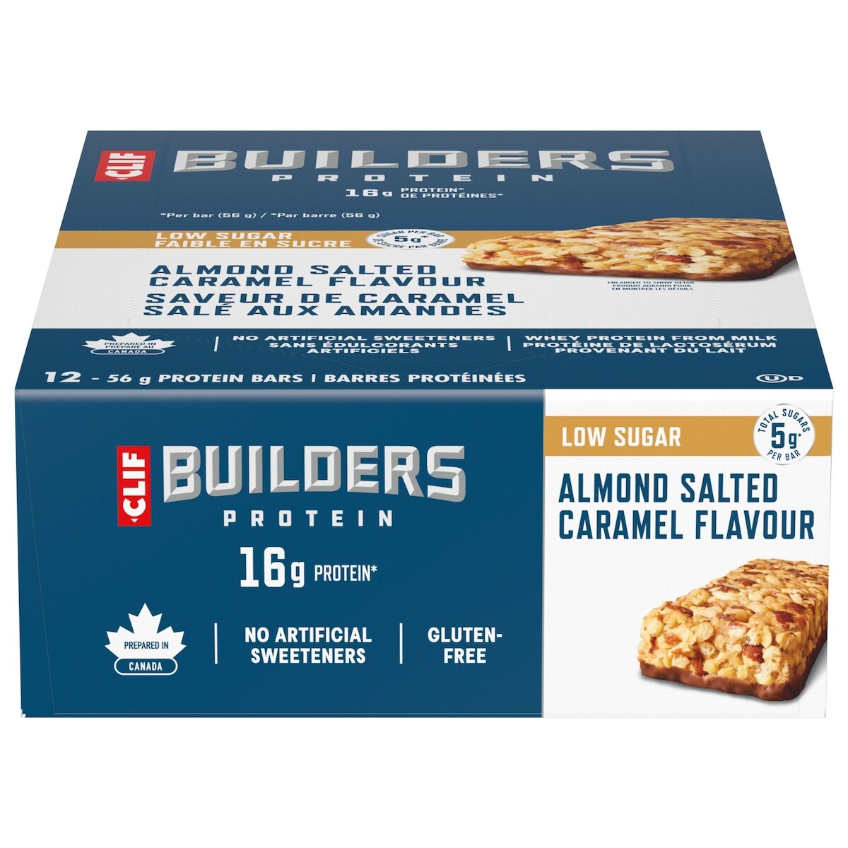 Builders Faible En Sucre Caramel Salé Aux Amandes 12x56g