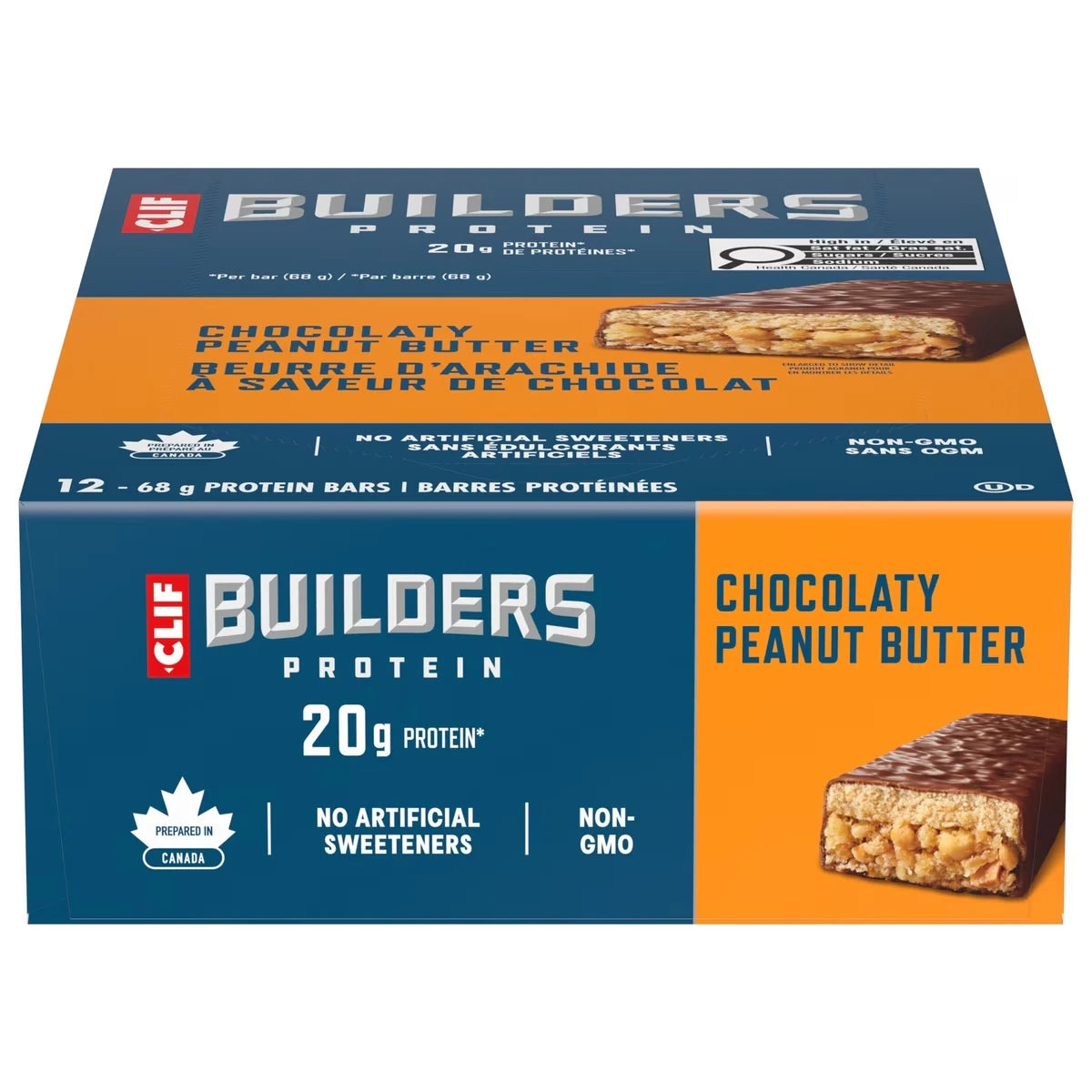 Builder'S - Barre De Prot�Ine - Chocolat Et Beurre D'Arachide - (Barre Sans Ogm De 68 G, 12 Barres)
