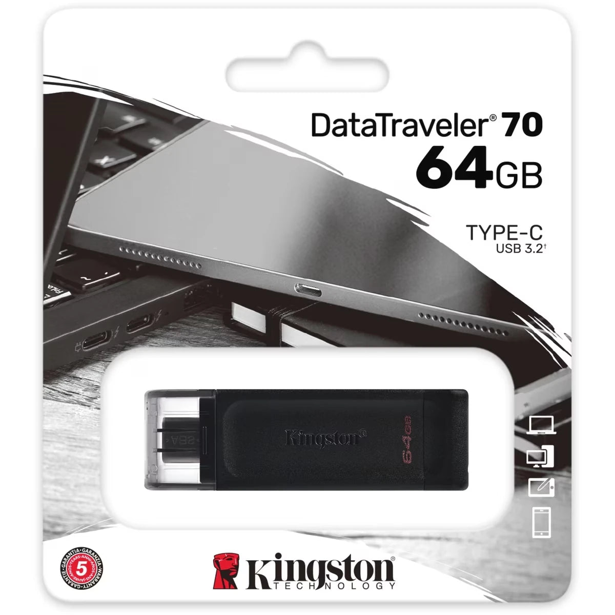 Clé USBC DataTraveler 70 64Go