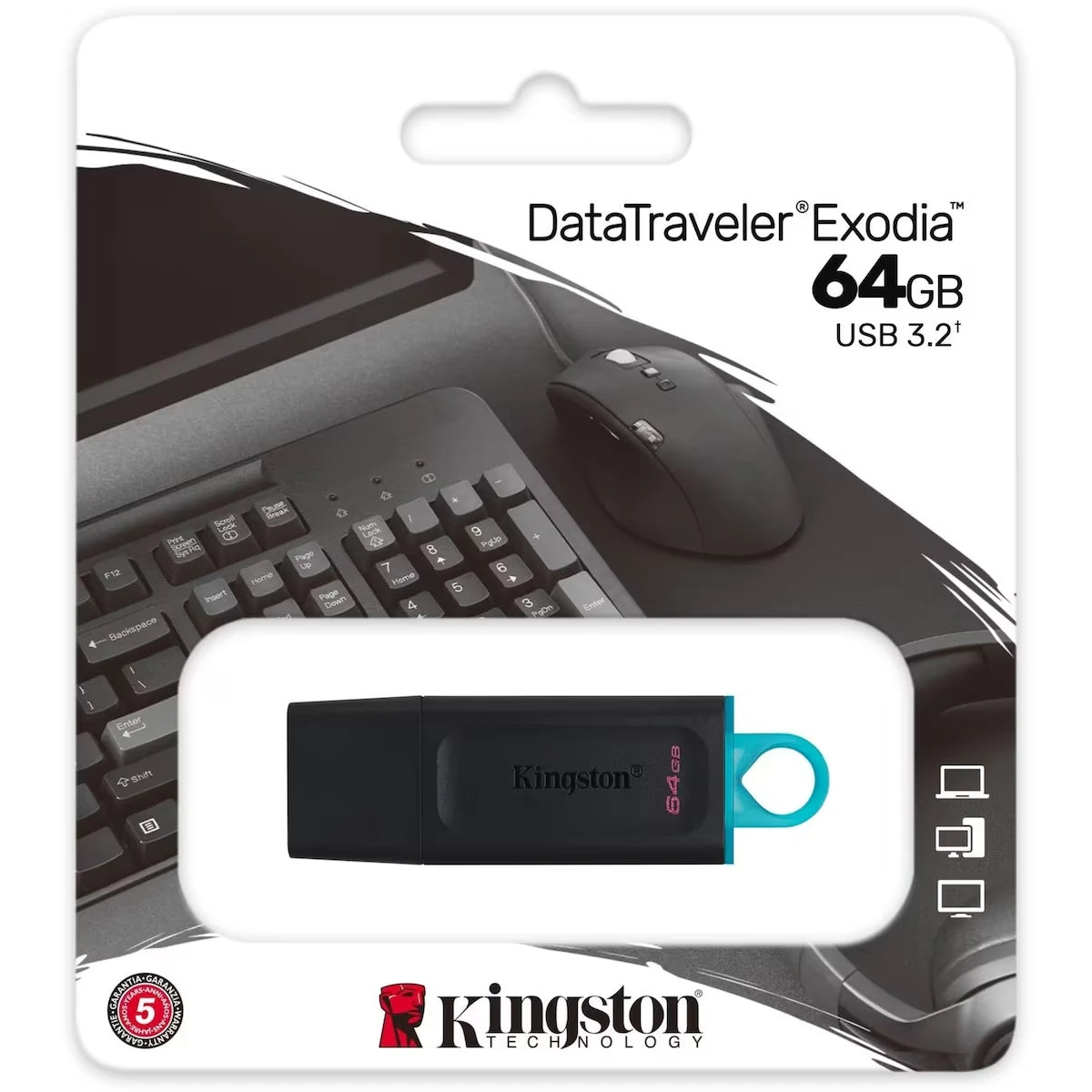 DataTraveler Exodia 64GO Clé USB 3.2