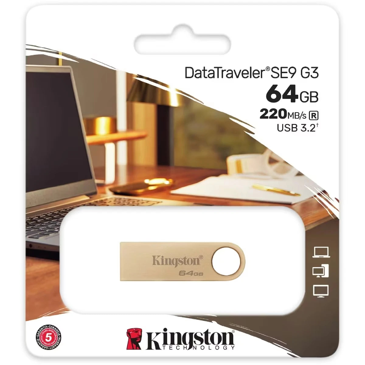 DataTraveler SE9 G3 64GO USB 3.2