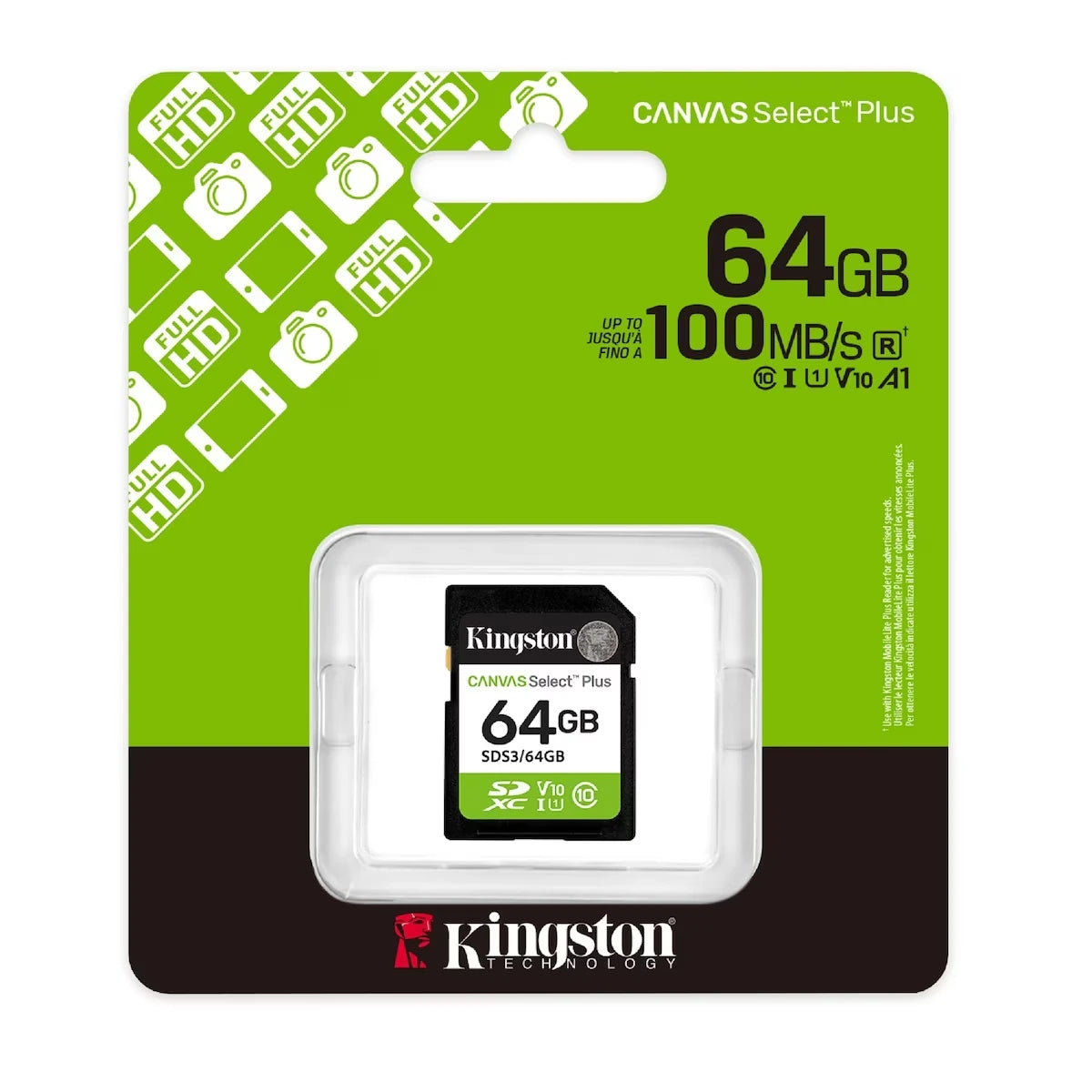 64Go Carte SD Canvas Select Plus G3