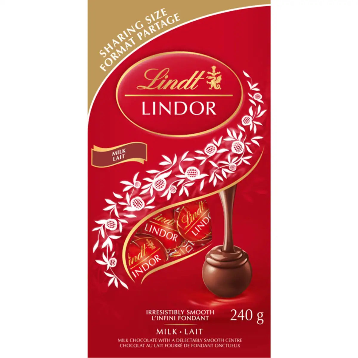 Truffes LINDOR au chocolat au lait – Sachet
