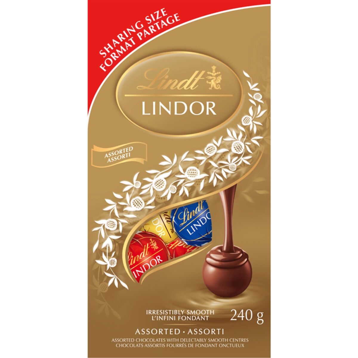 Truffes LINDOR assorties au chocolat – Sachet