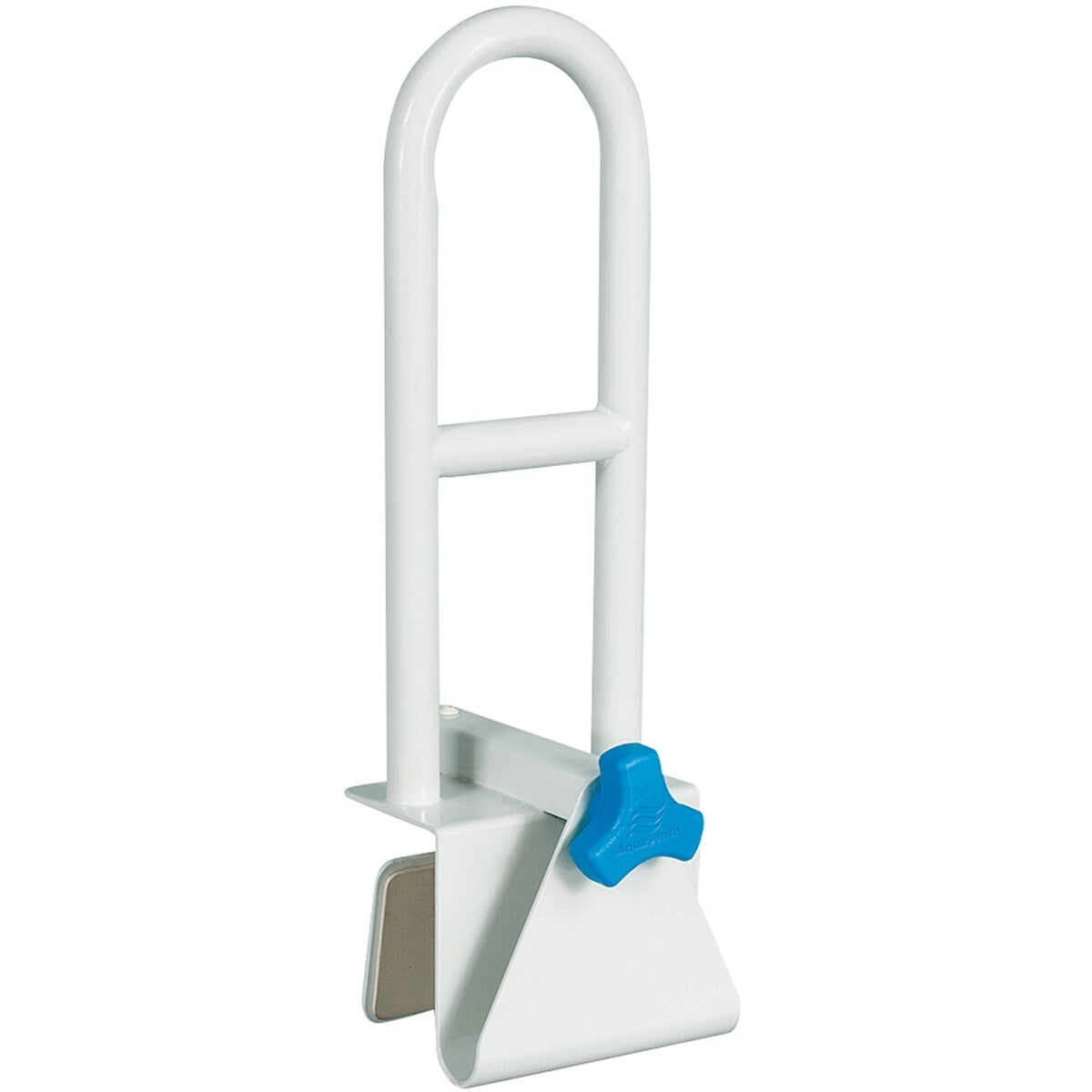 Barre d’appui de sécurité de baignoire avec structure en acier, Blanc