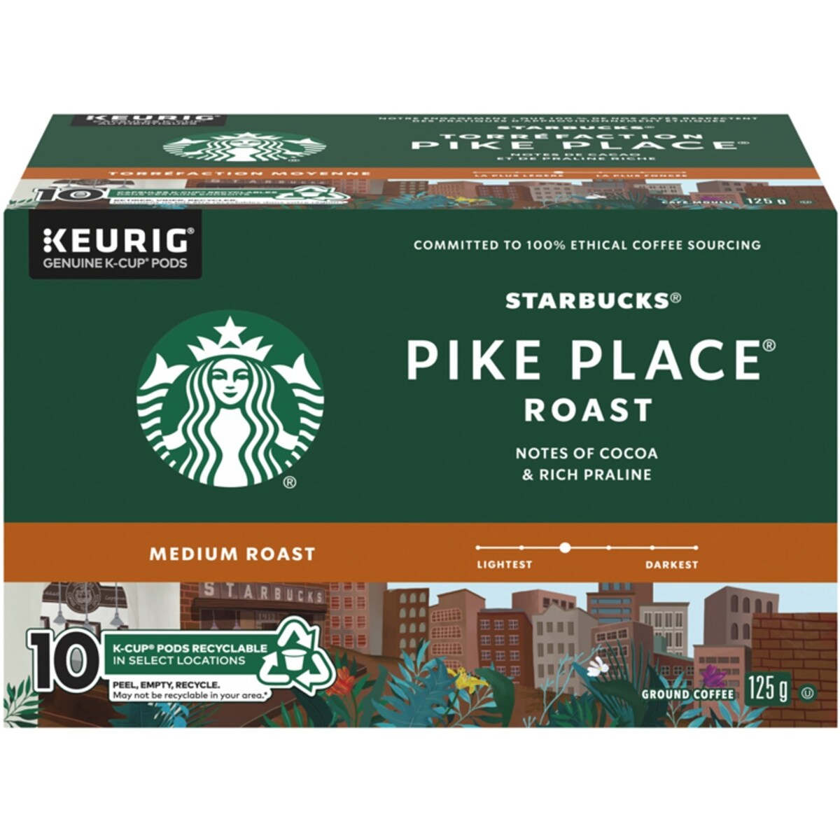 Torréfaction Pike Place K-Cup capsules