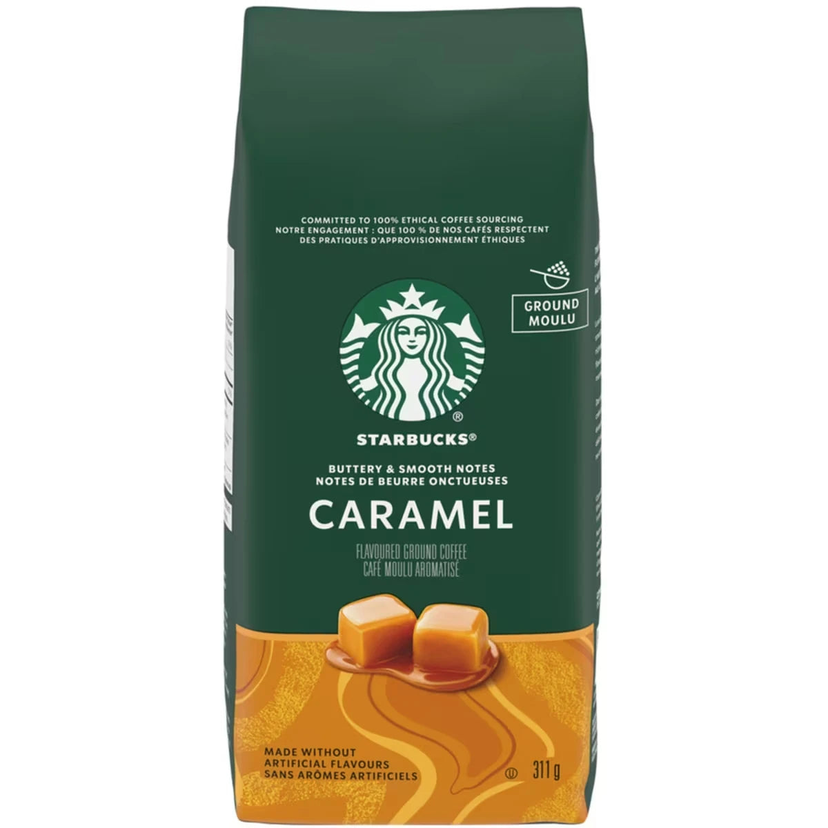 Café Moulu Aromatisé Au Caramel
