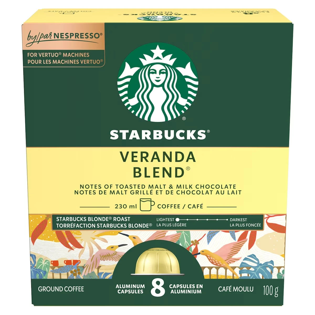 VERANDA BLEND pour NESPRESSO VERTUO, café