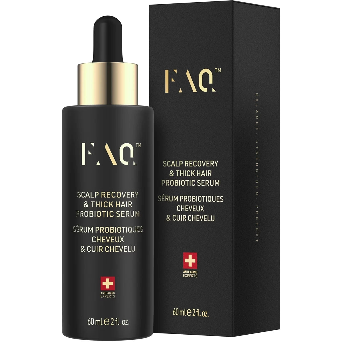 FAQ™ Sérum probiotique pour la récupération du cuir chevelu et les cheveux épais