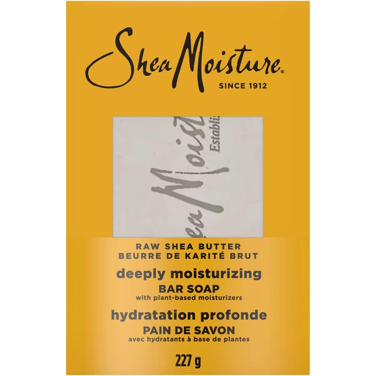 Sheamoisture Savon En Barre Hydrate Et Restaure La Peau S�Che Beurre De Karit� Brut Avec Des Nutriments De Karit� Hydratants Pendant 24 Heures Pour Une Peau Saine Et éClatante, 227G