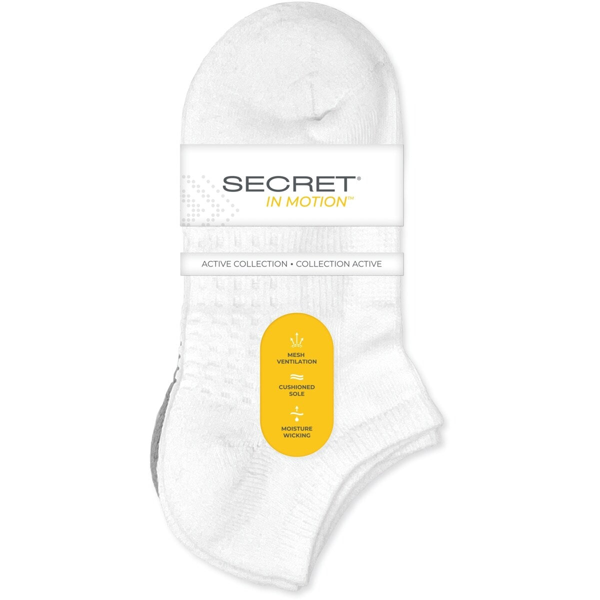 InMotion™ Hauteur invisible sport  semi-coussinée - TAILLE UNIQUE