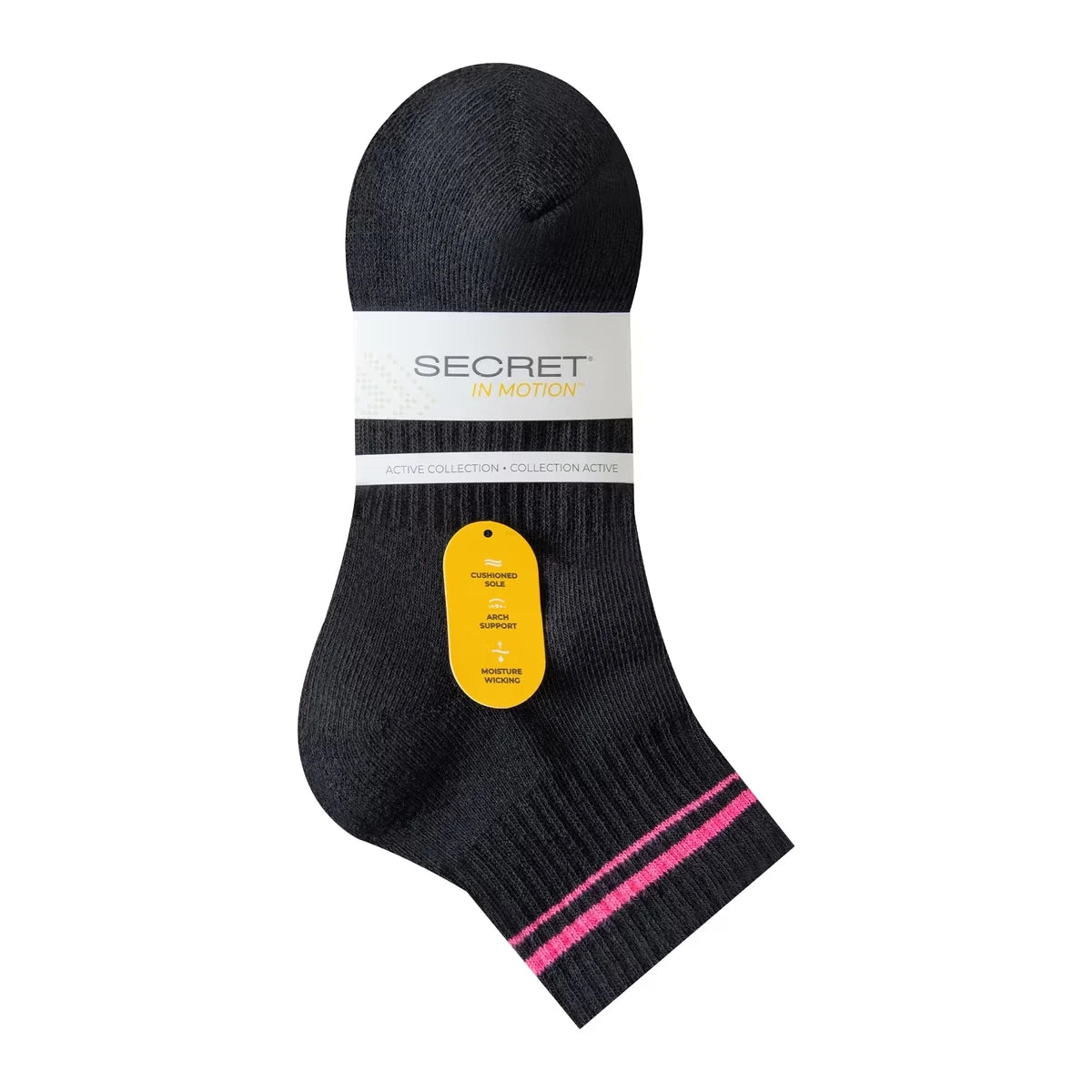 Mi-chaussettes à rayures femmes - 3 paires