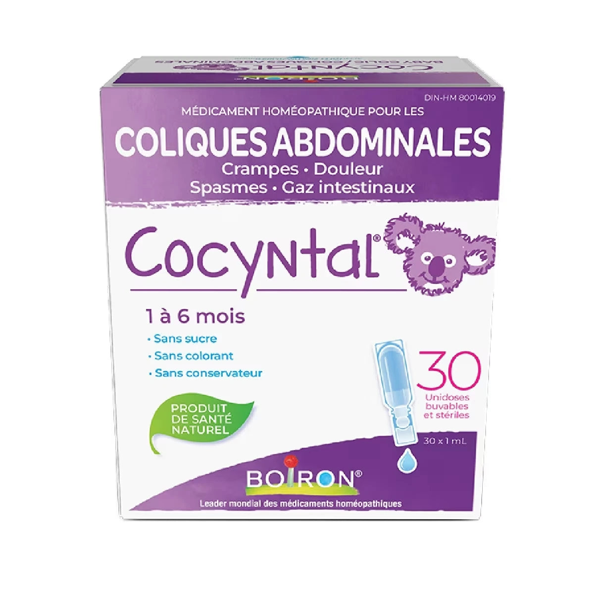 Cocyntal soulage les coliques de bébé